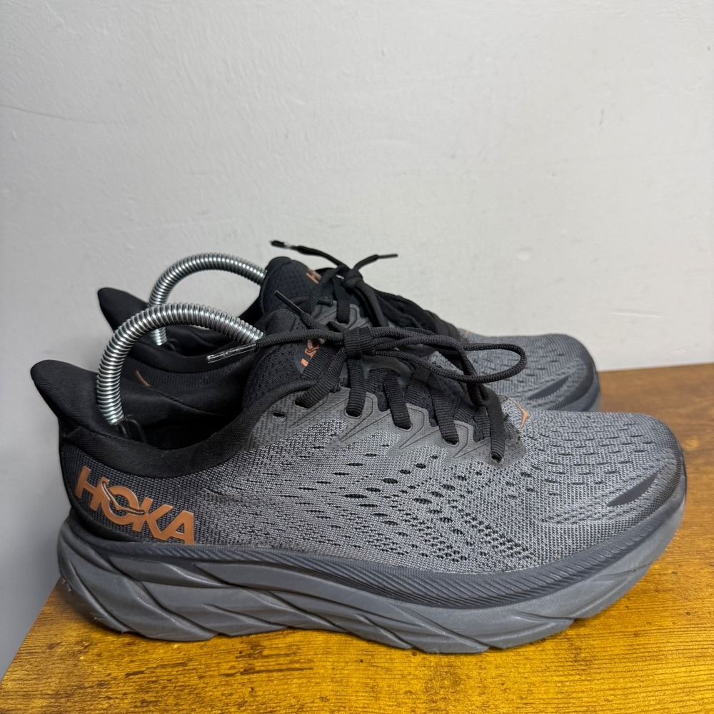Hoka Clifton 8 Running Shoes Womens Size 8 Gray 1119394 ACPP